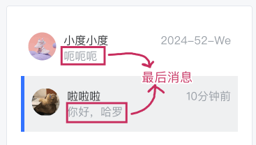 最后消息